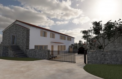 Ekskluziva u Poreč immobilien: Kameni dvor nedaleko Poreča sa 1000 m2 okućnice, za adaptaciju