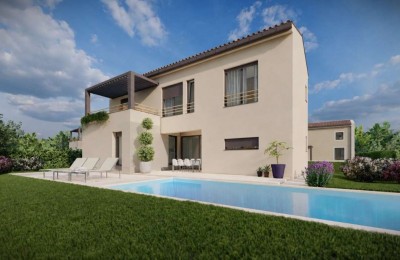 Samostojeća vila sa bazenom od 160 m2, okolica Poreča - u izgradnji